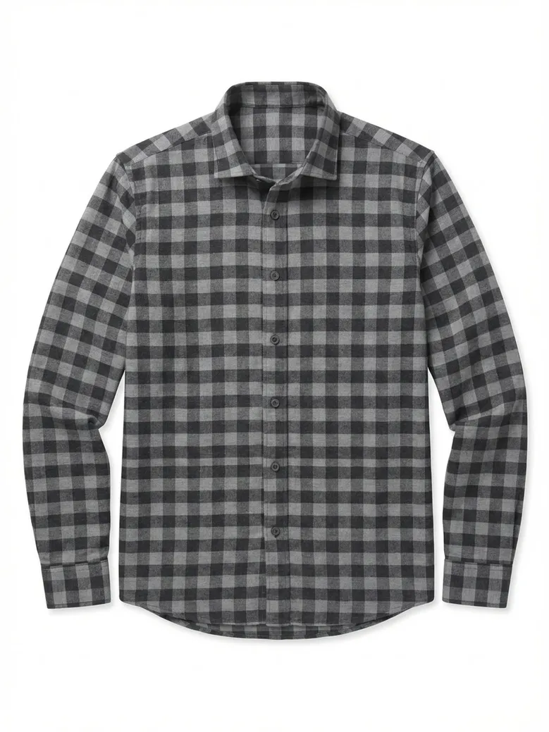 Camisa de popelina blanca lisa de fácil planchado