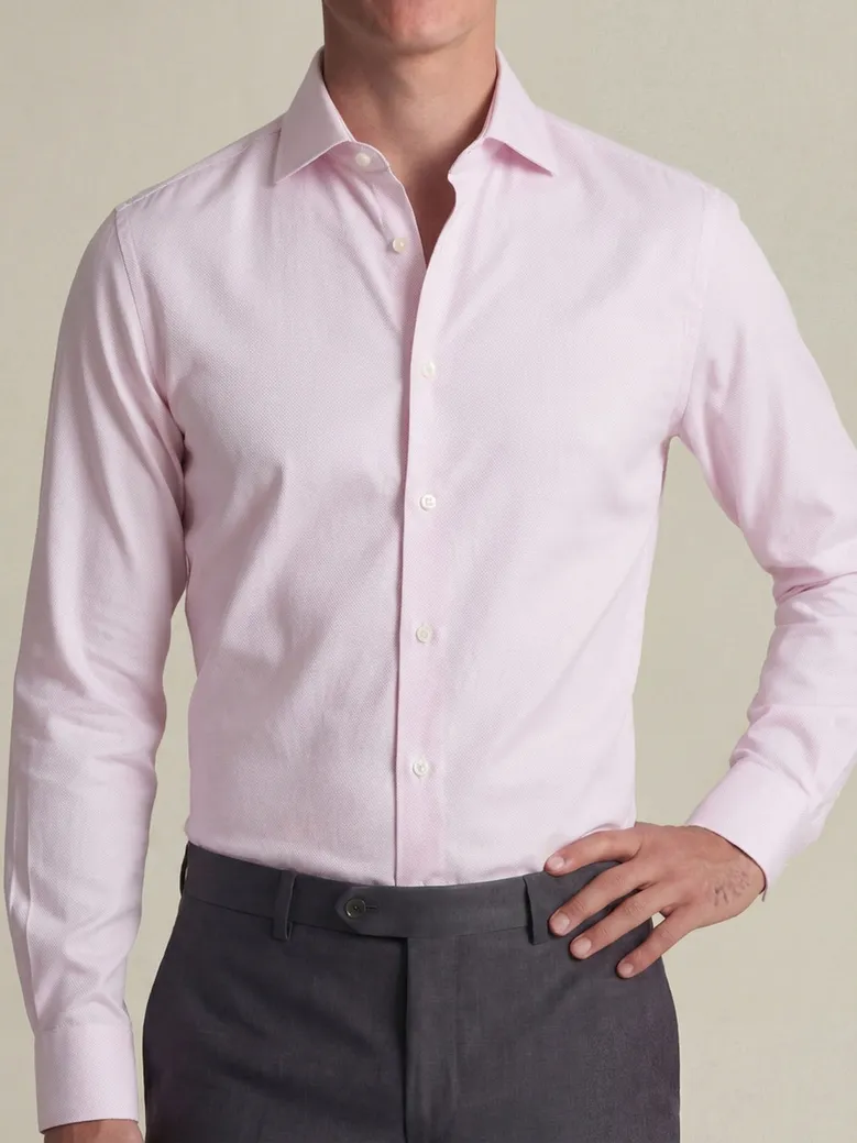 Camisa de popelina blanca lisa de fácil planchado