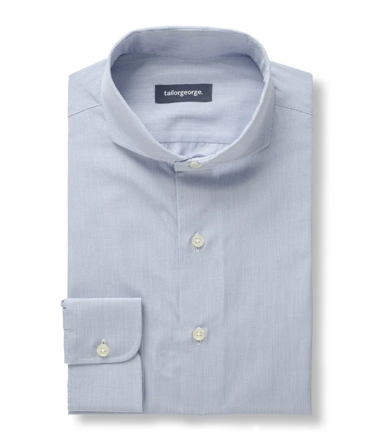 Camisa de popelina blanca lisa de fácil planchado
