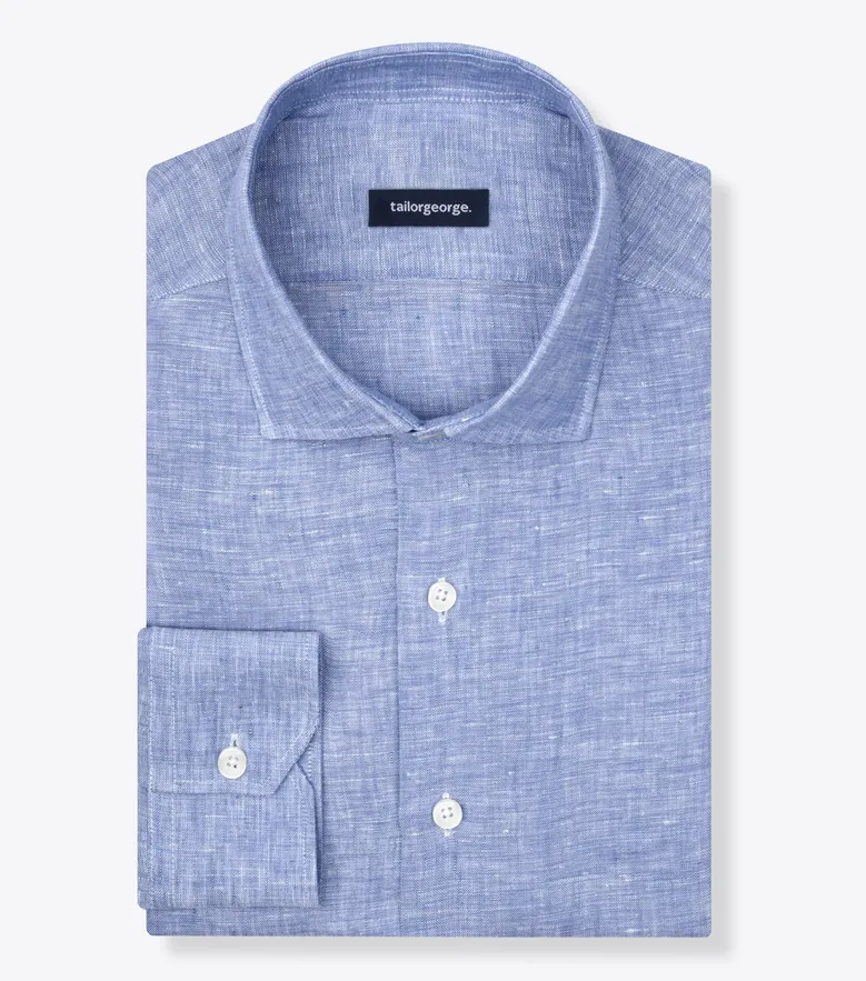 Camisa de popelina blanca lisa de fácil planchado