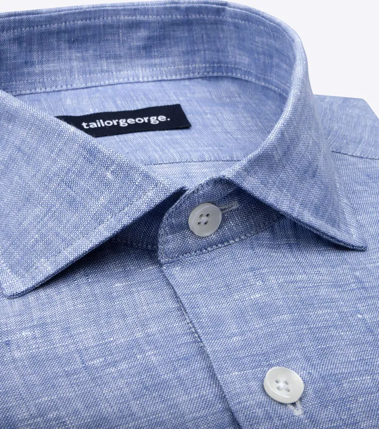 Camisa de popelina blanca lisa de fácil planchado