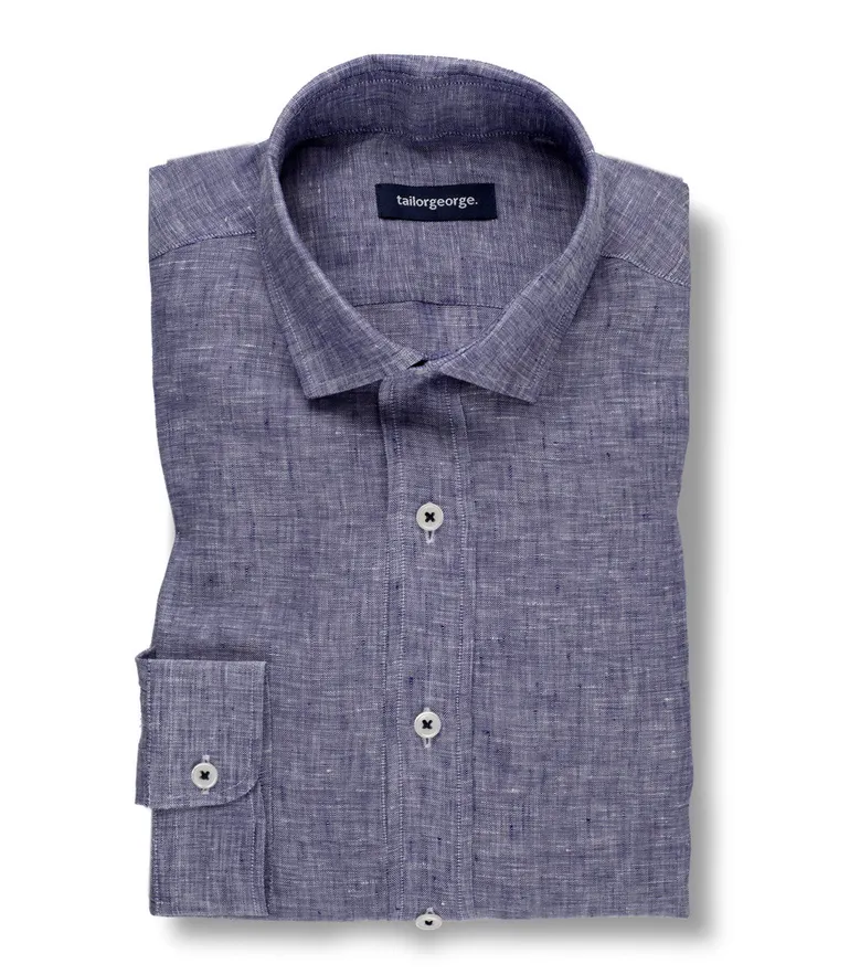 Camisa de popelina blanca lisa de fácil planchado