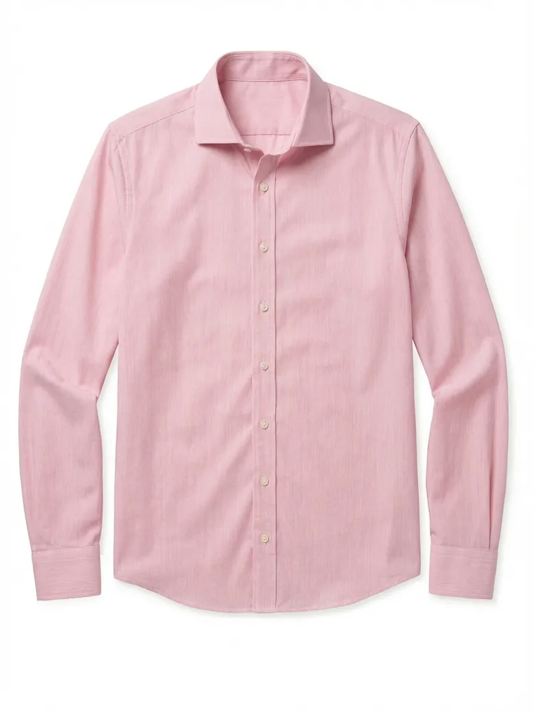 Camisa de popelina blanca lisa de fácil planchado