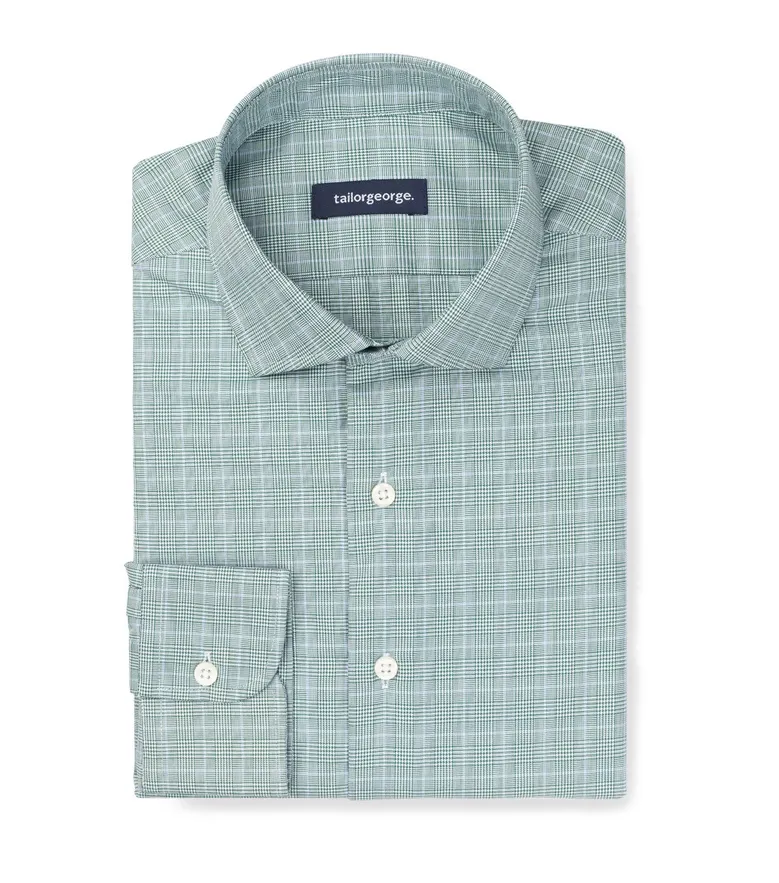 Camisa de popelina blanca lisa de fácil planchado
