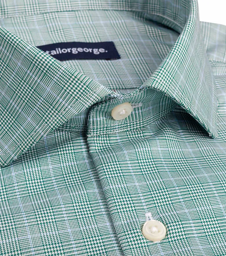 Camisa de popelina blanca lisa de fácil planchado