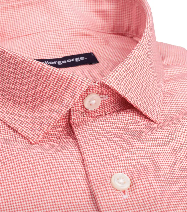 Camisa de popelina blanca lisa de fácil planchado