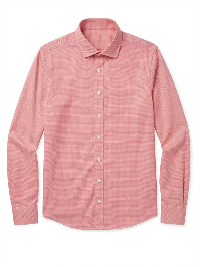 Camisa de popelina blanca lisa de fácil planchado