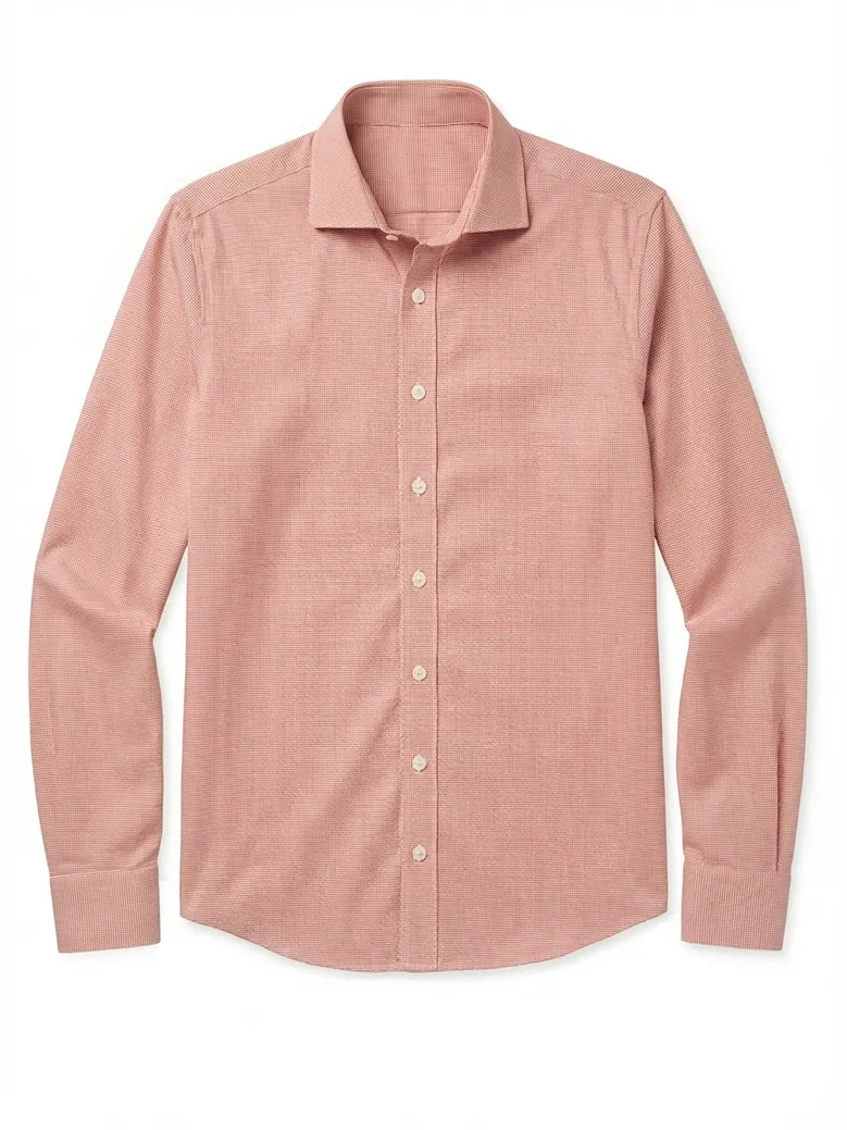 Camisa de popelina blanca lisa de fácil planchado