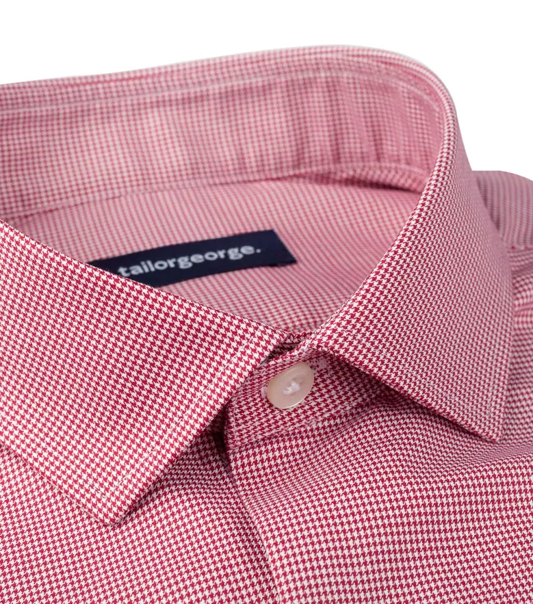 Camisa de popelina blanca lisa de fácil planchado