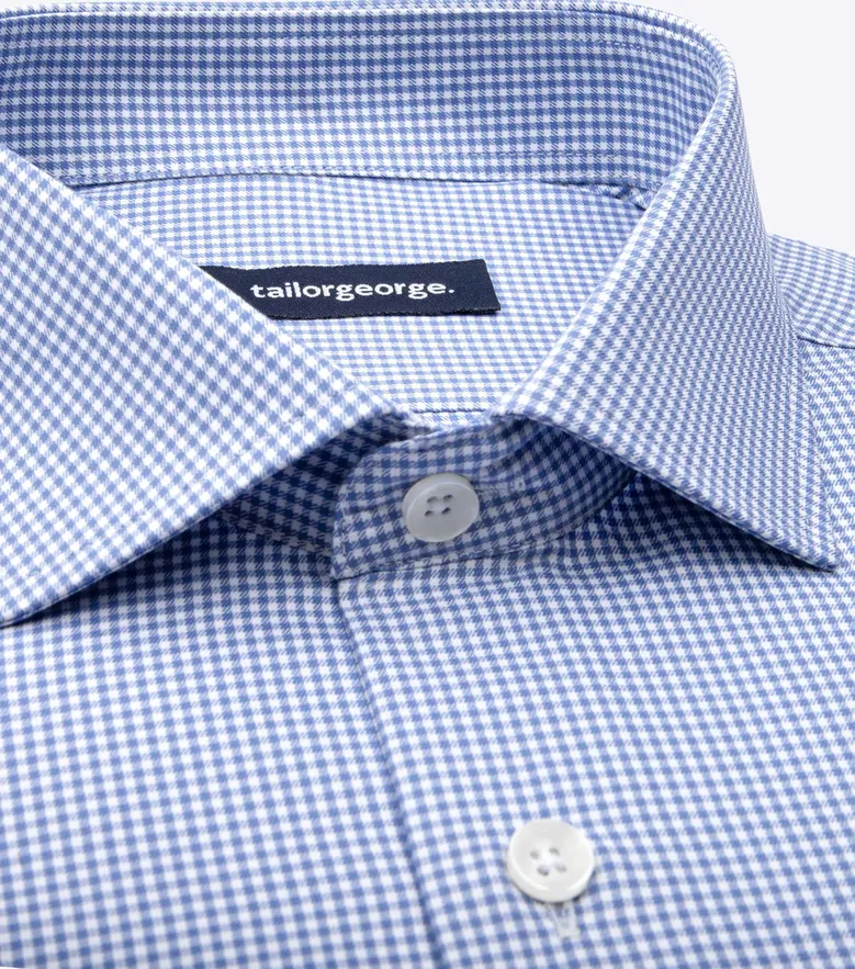 Camisa de popelina blanca lisa de fácil planchado