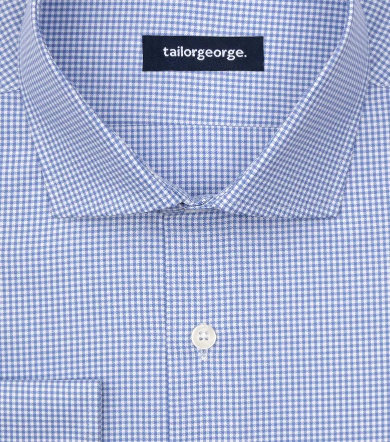 Camisa de popelina blanca lisa de fácil planchado