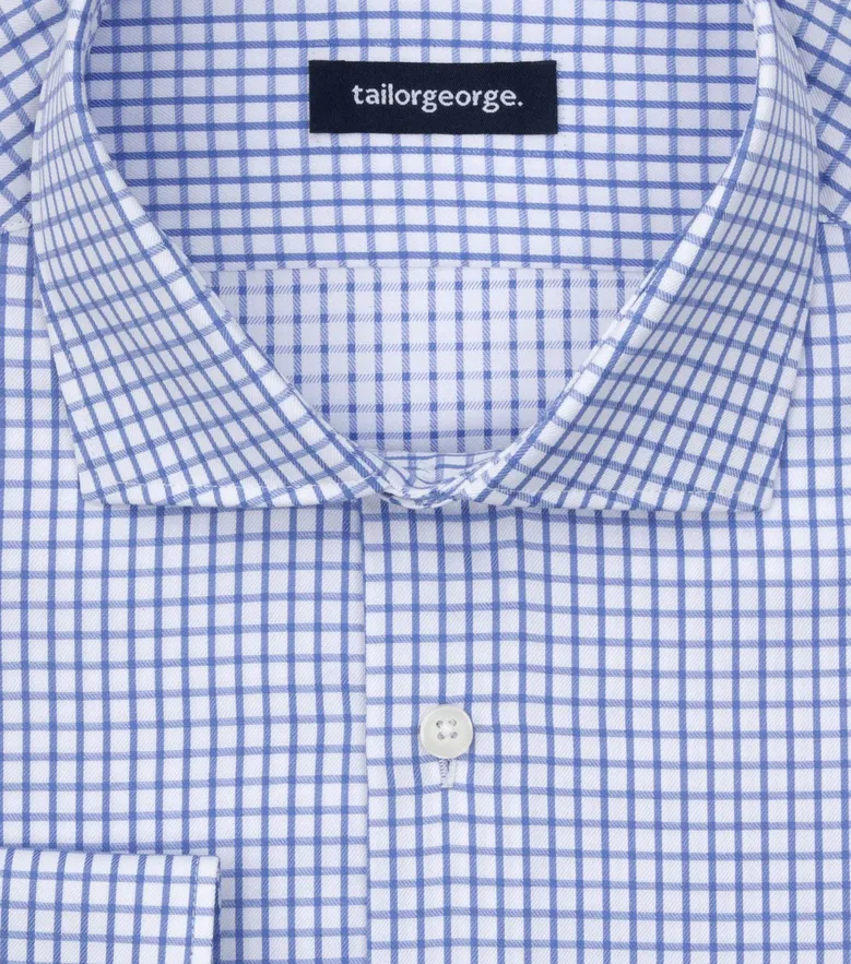 Camisa de popelina blanca lisa de fácil planchado