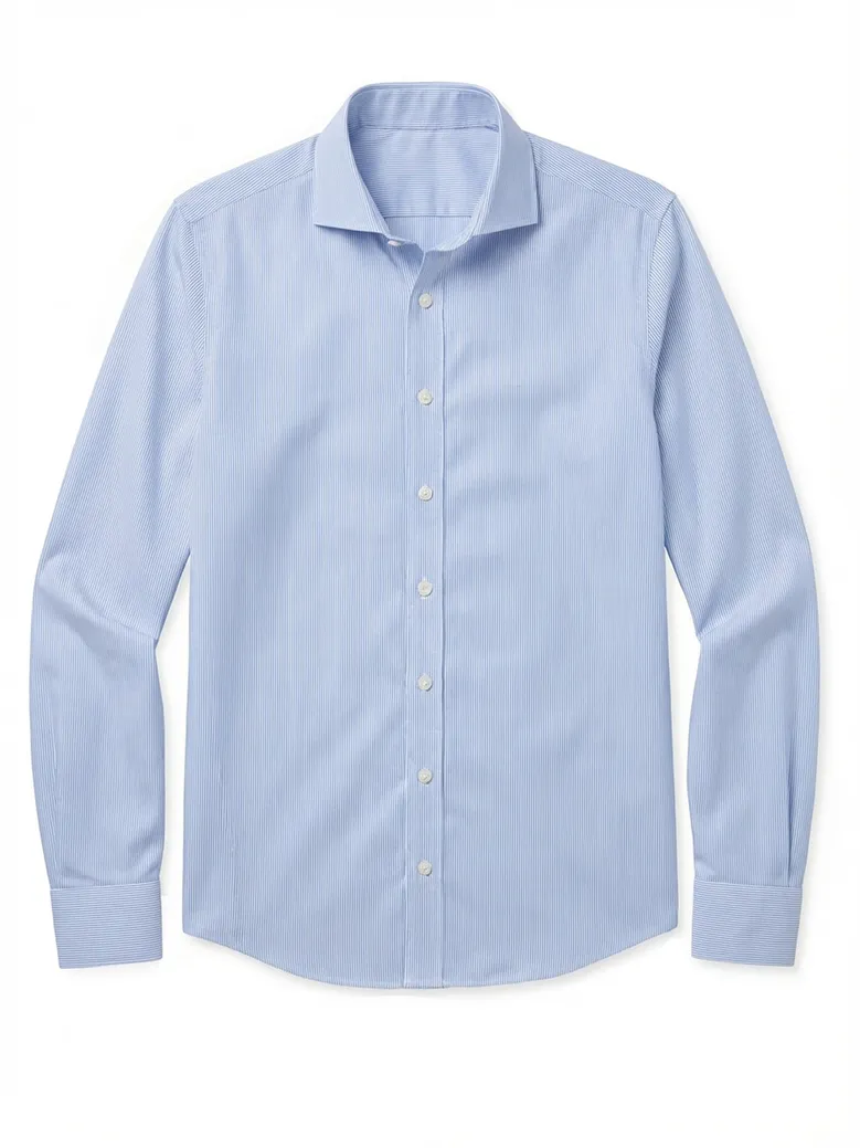 Camisa de popelina fácil de planchar