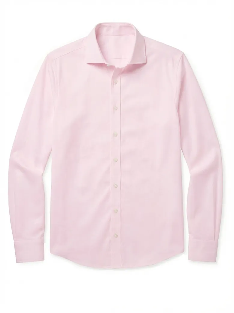 Camisa de popelina blanca lisa de fácil planchado