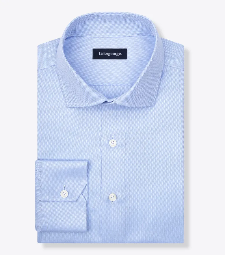 Camisa de popelina blanca lisa de fácil planchado
