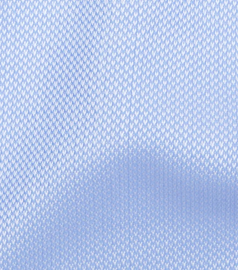 Camisa de popelina blanca lisa de fácil planchado