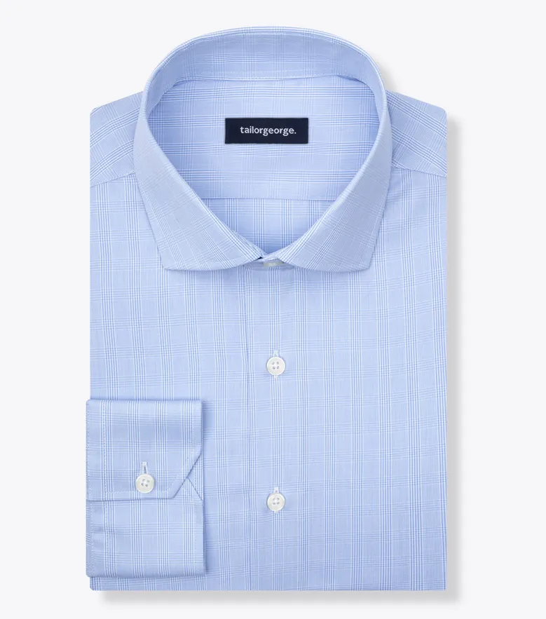 Camisa de popelina blanca lisa de fácil planchado