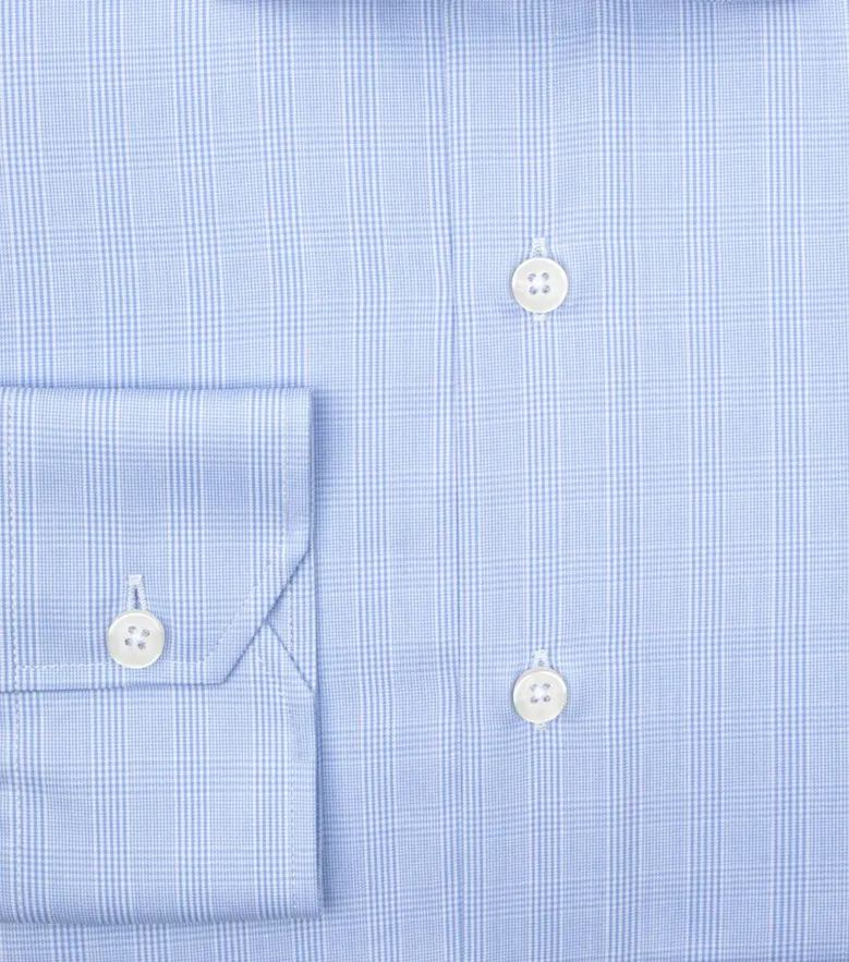 Camisa de popelina blanca lisa de fácil planchado