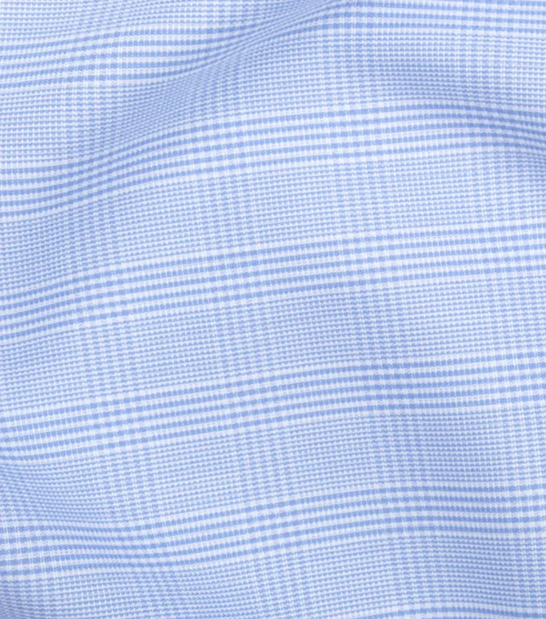 Camisa de popelina blanca lisa de fácil planchado