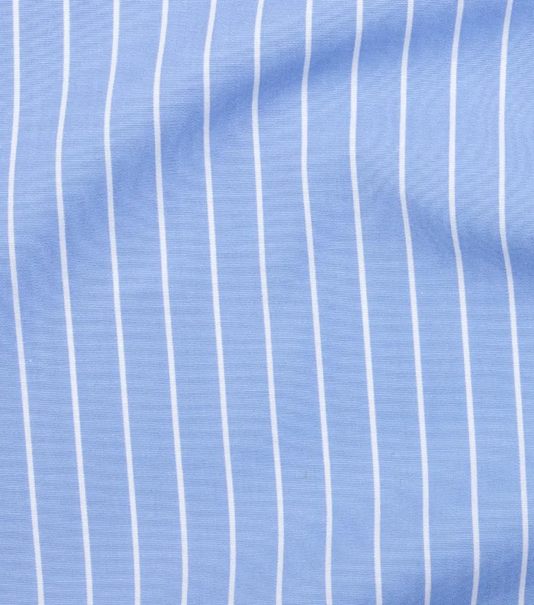 Camisa de popelina blanca lisa de fácil planchado