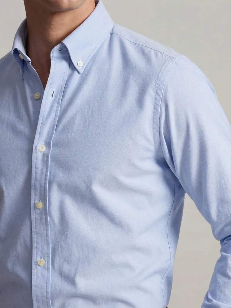Camisa de popelina blanca lisa de fácil planchado