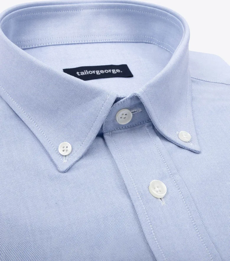 Camisa de popelina blanca lisa de fácil planchado
