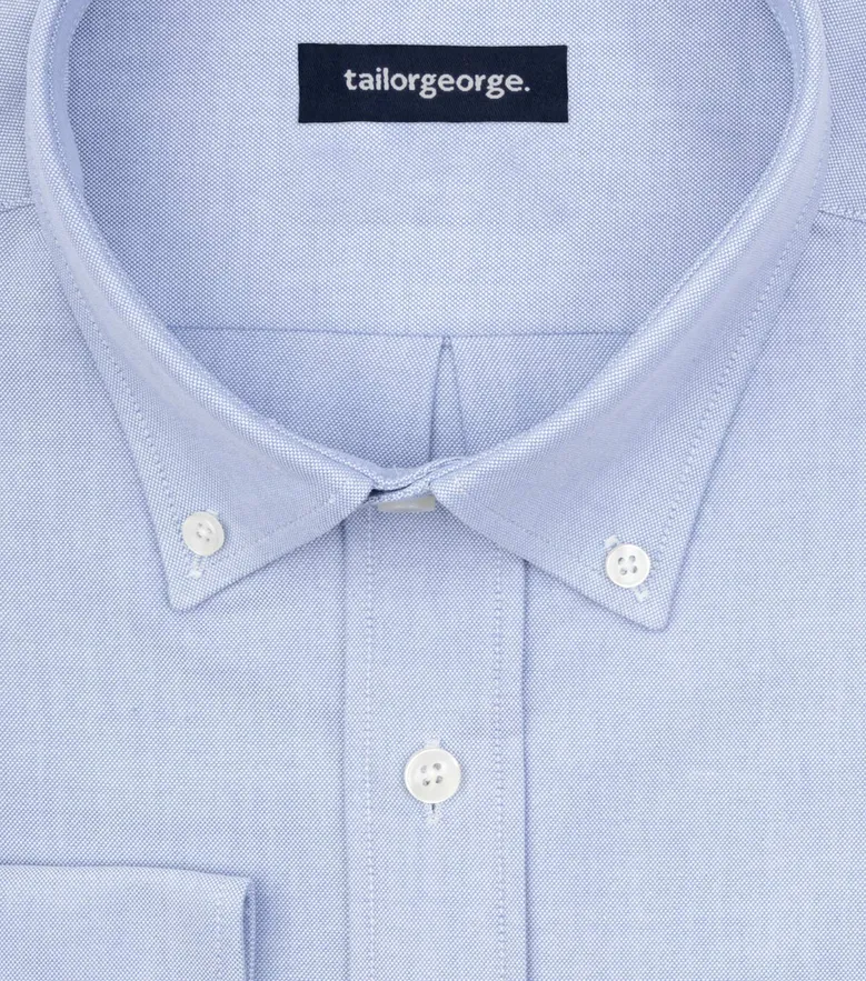 Camisa de popelina blanca lisa de fácil planchado