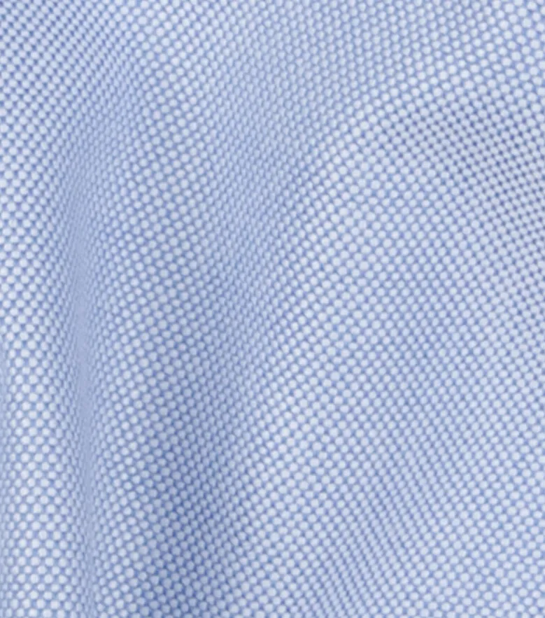 Camisa de popelina blanca lisa de fácil planchado