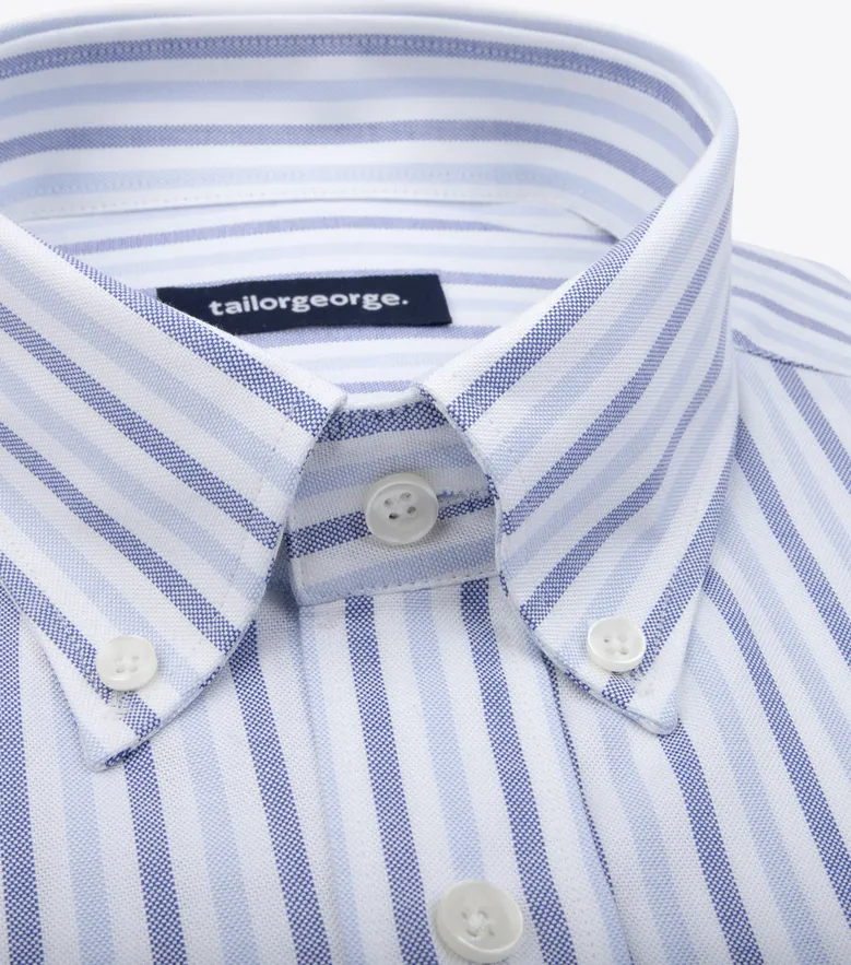 Camisa de popelina blanca lisa de fácil planchado