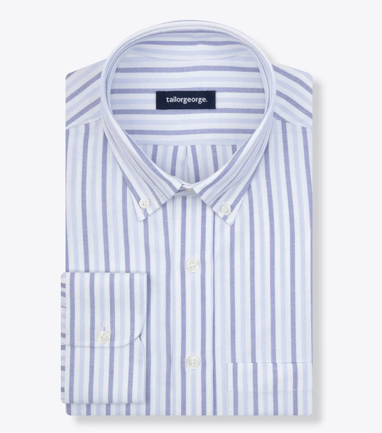 Camisa de popelina blanca lisa de fácil planchado