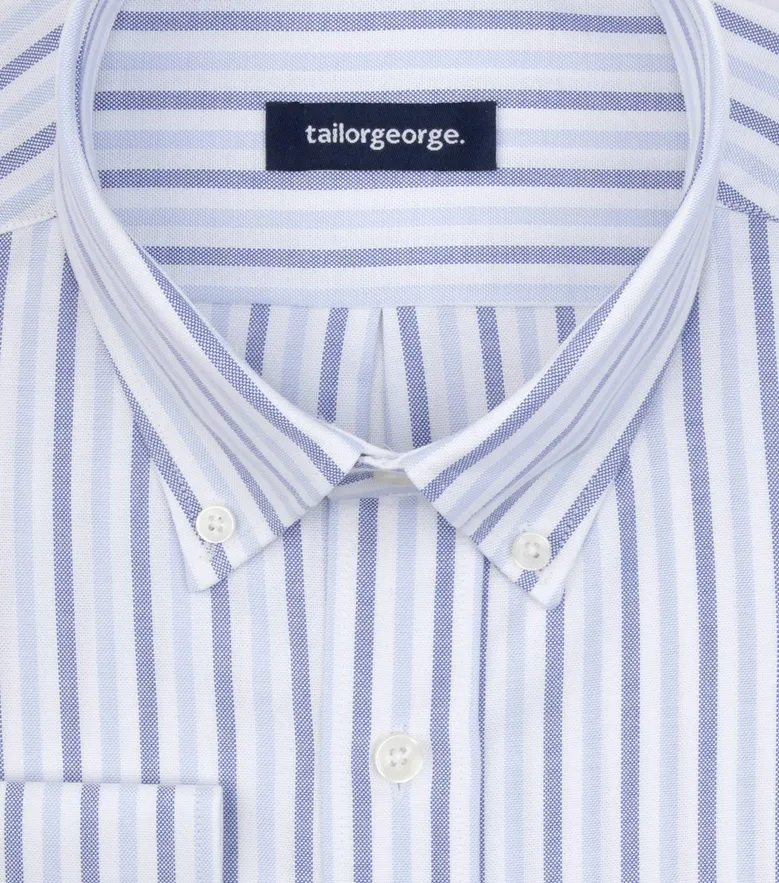 Camisa de popelina blanca lisa de fácil planchado