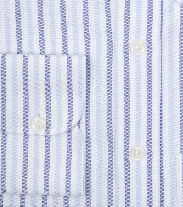 Camisa de popelina blanca lisa de fácil planchado