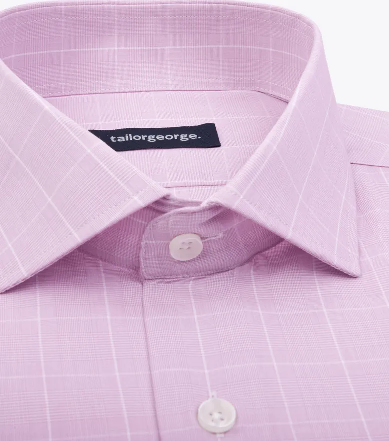 Camisa de popelina blanca lisa de fácil planchado