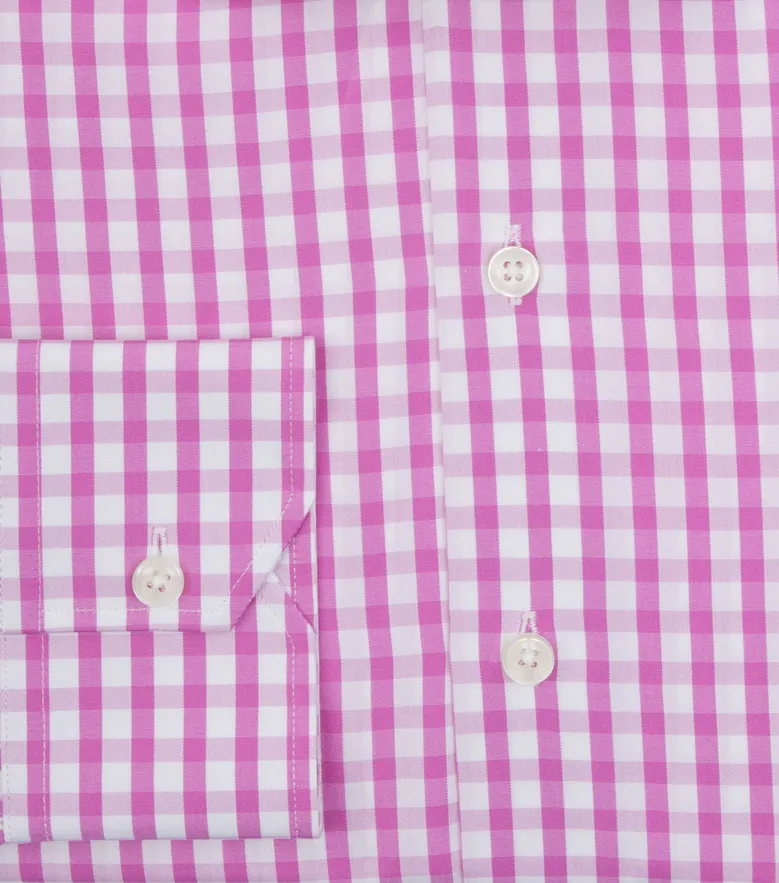 Camisa de popelina blanca lisa de fácil planchado