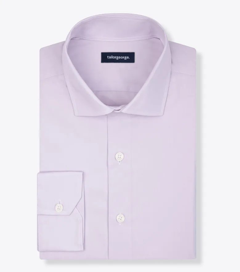 Camisa de popelina blanca lisa de fácil planchado