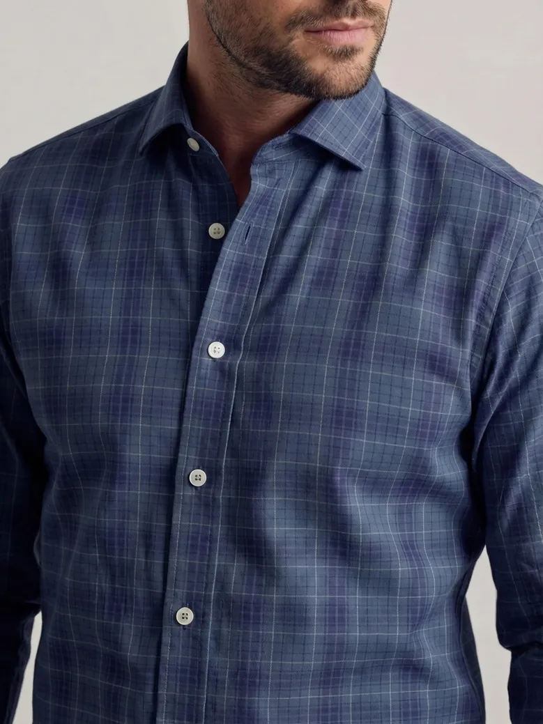 Camisa de popelina blanca lisa de fácil planchado