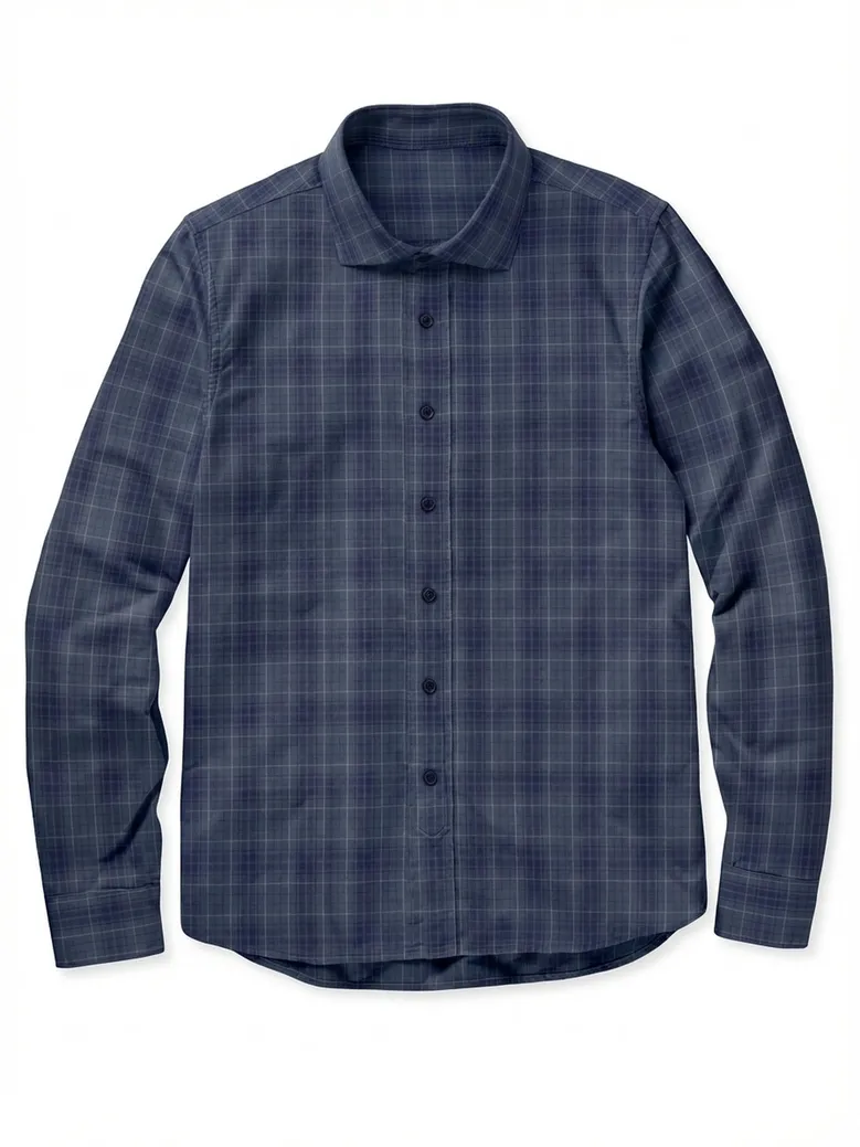 Camisa de popelina blanca lisa de fácil planchado