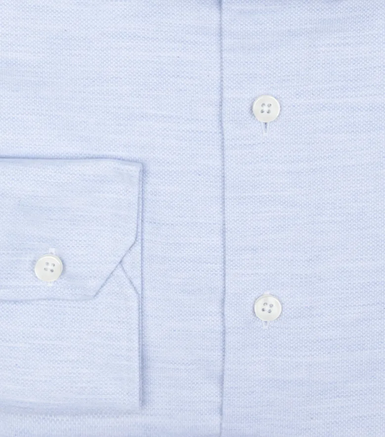 Camisa de popelina blanca lisa de fácil planchado