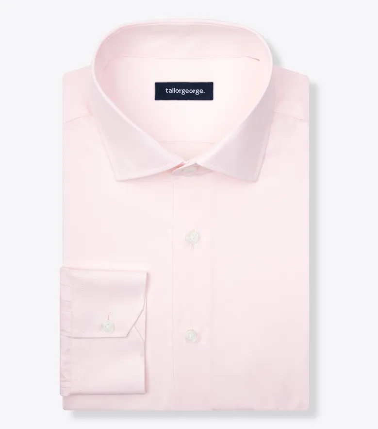 Camisa de popelina blanca lisa de fácil planchado