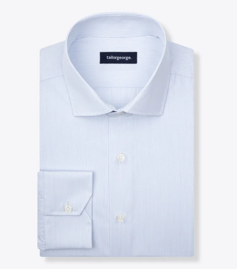 Camisa de popelina blanca lisa de fácil planchado
