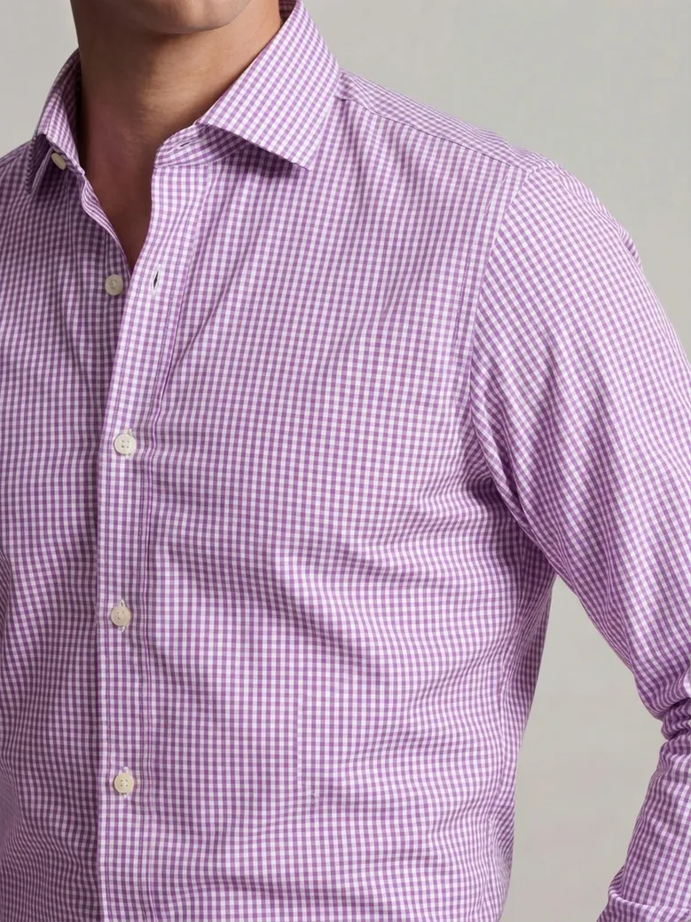 Camisa de popelina fácil de planchar