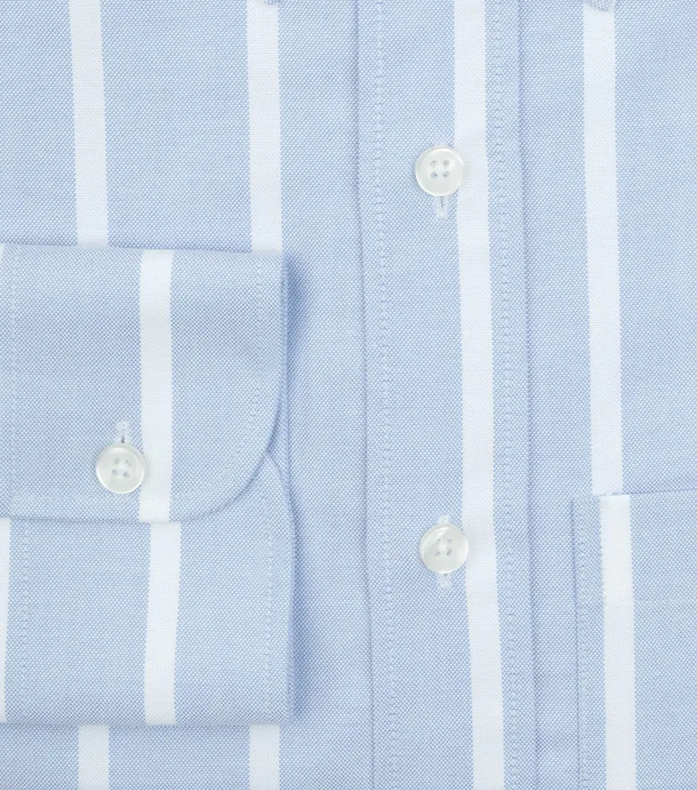 Camisa de popelina blanca lisa de fácil planchado
