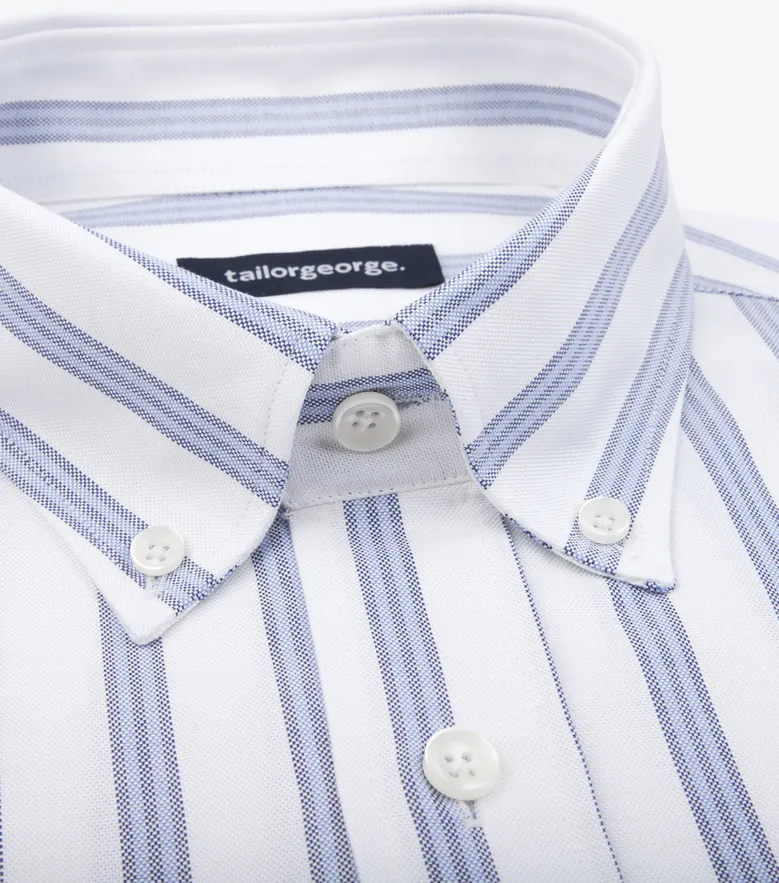 Camisa de popelina blanca lisa de fácil planchado