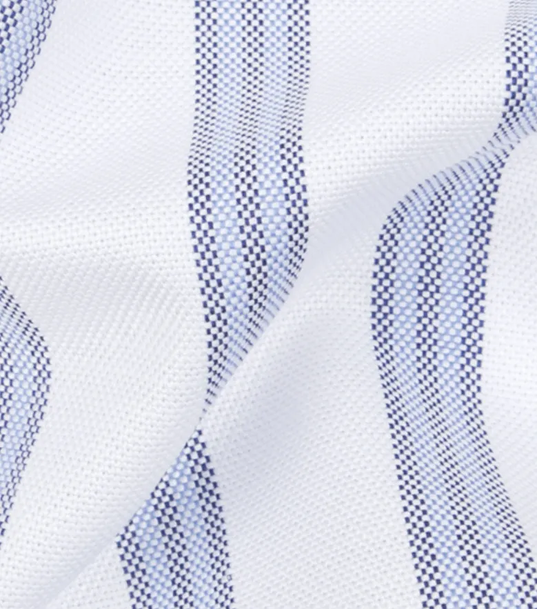 Camisa de popelina blanca lisa de fácil planchado