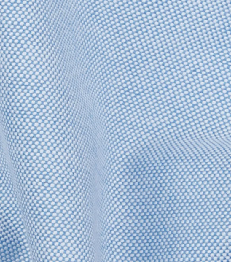 Camisa de popelina blanca lisa de fácil planchado