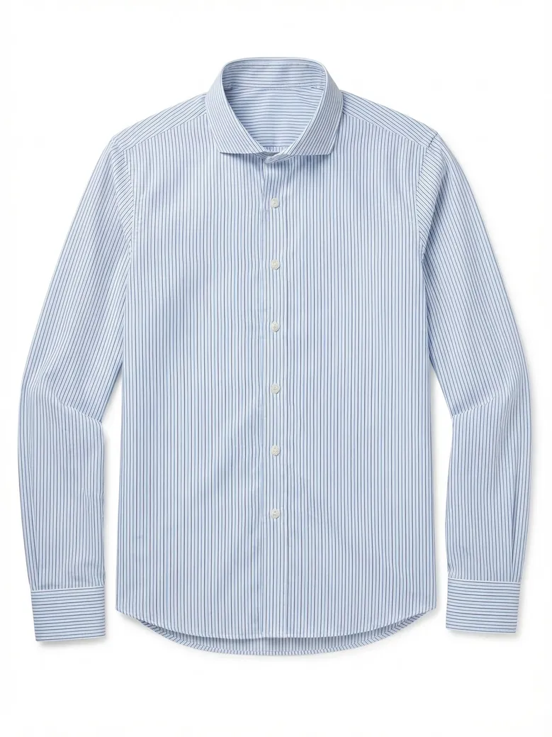 Camisa de popelina fácil de planchar