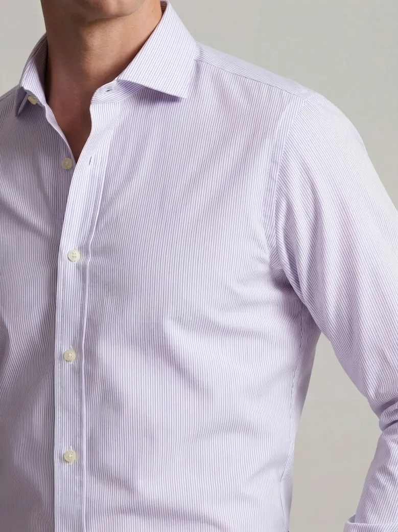 Camisa de popelina blanca lisa de fácil planchado