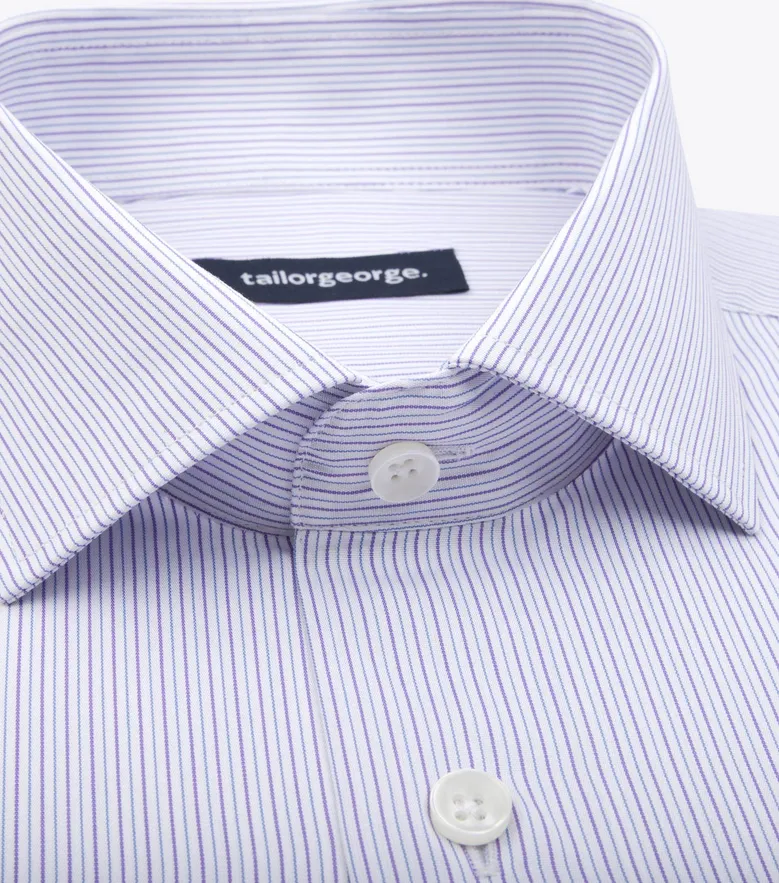 Camisa de popelina blanca lisa de fácil planchado