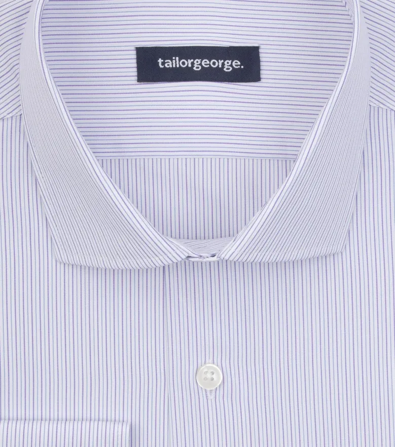 Camisa de popelina blanca lisa de fácil planchado