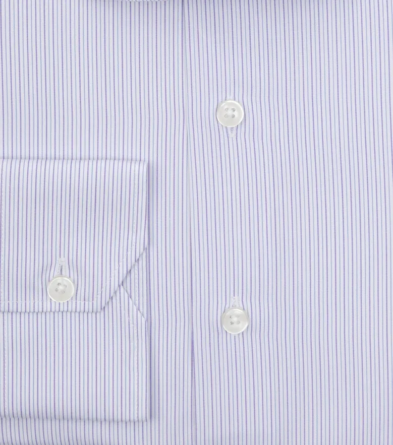 Camisa de popelina blanca lisa de fácil planchado